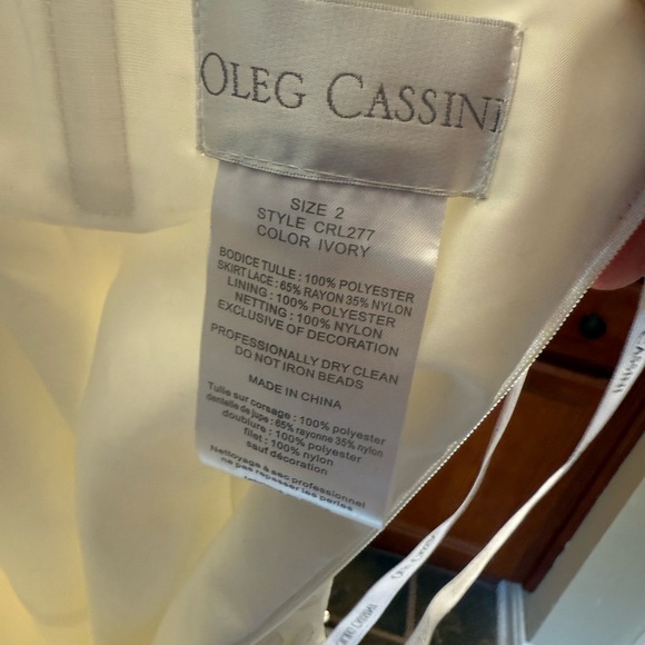 Oleg Cassini Ivory Gown - Picture 9 of 12